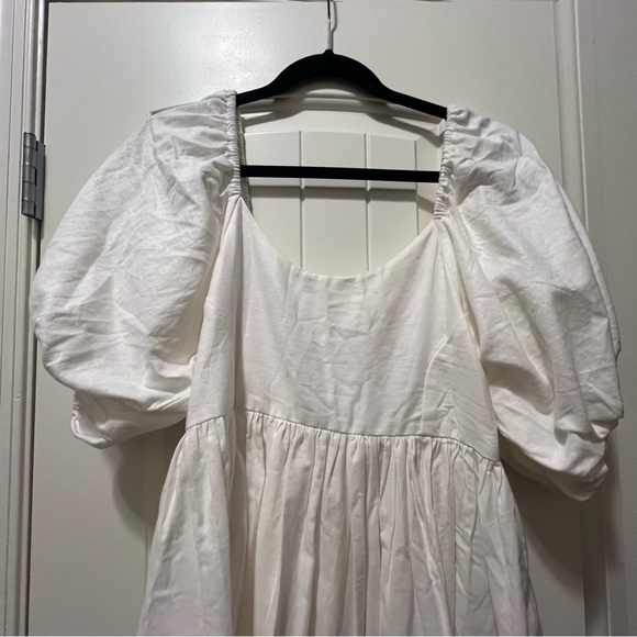 Elf Cherie Puff Sleeve Midi Dress - Picture 3 of 5